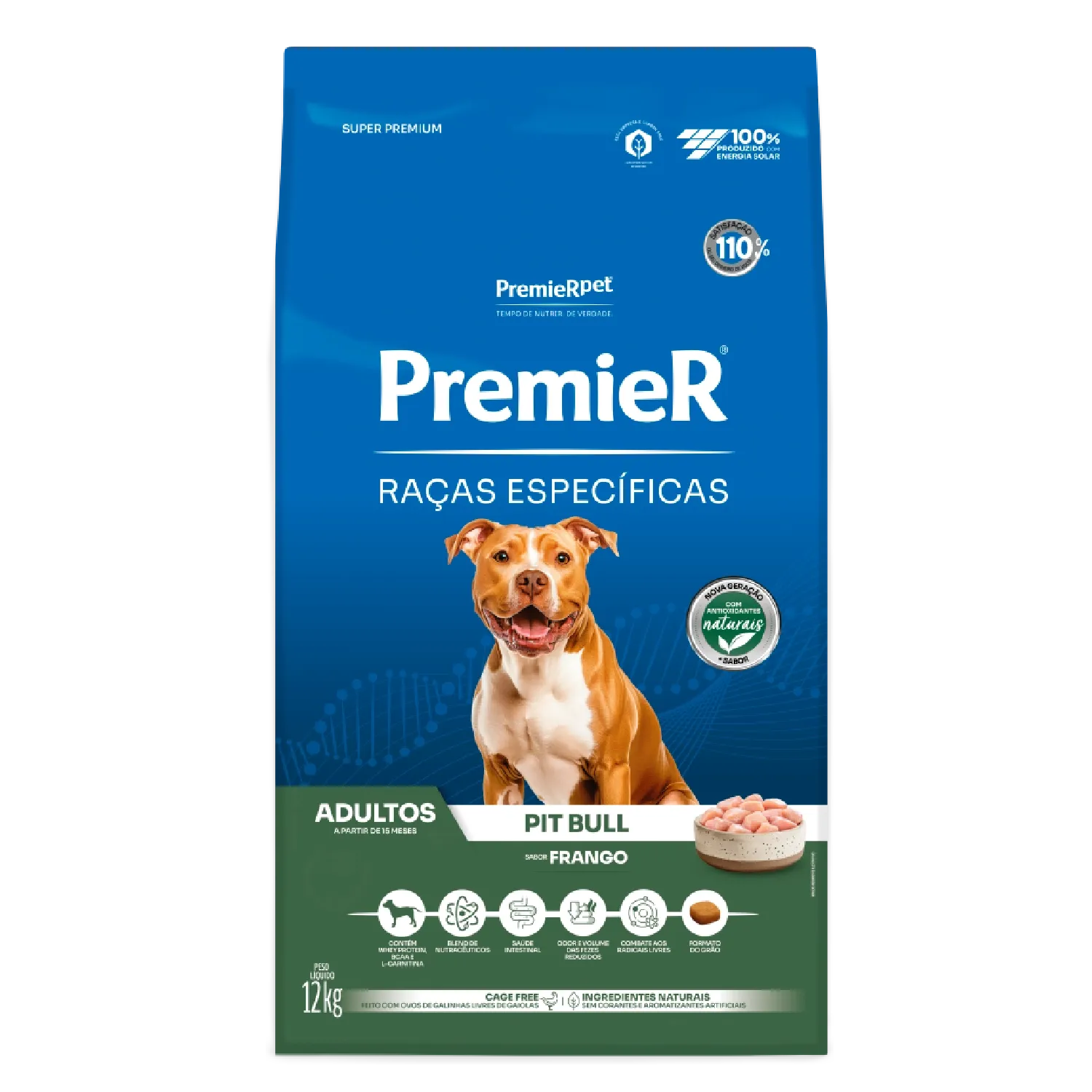 Ração Premier Raças Específicas Pitbull Adulto Frango